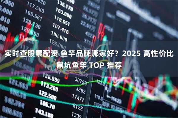 实时查股票配资 鱼竿品牌哪家好？2025 高性价比黑坑鱼竿 TOP 推荐